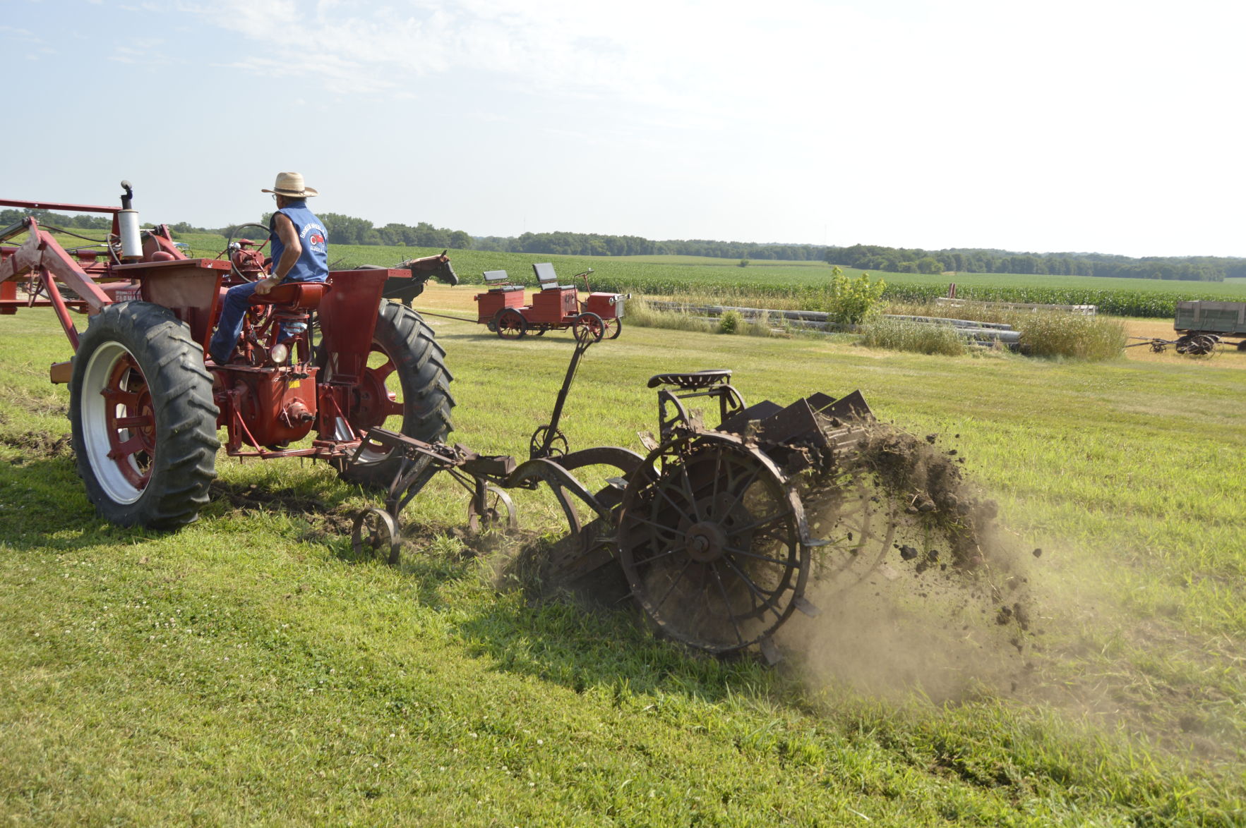 Threshing Day and Motorcycles (4).JPG
